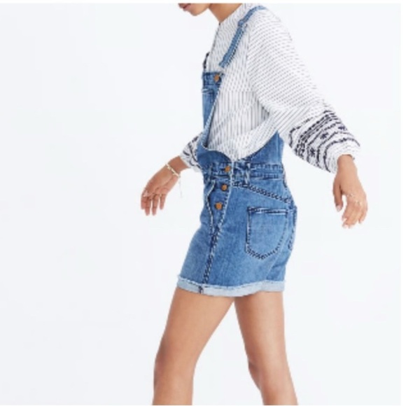 Madewell Adirondack Short Overalls - Small - Picture 3 of 10